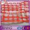 Orange safety snow fencing