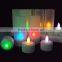 12 colors induction rechargeable electric plastic rechargeable led candle