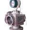 Pipe temperature and flow sight glass/indicator