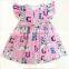 pink floral children dresses wholesale girl carousel dress boutique baby horse dress                        
                                                Quality Choice