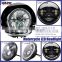 Custom 7" Round Front Motocross Driving H4 Projector Headlight Motorcycle Light LED For Harley