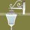 Decorative exterior garden wall light lantern