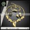 New Arrival 4pcs/set gold plated Jewelry set for woman in zinc alloy jewelry set BHK653