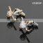 New Arrival Fashion Cufflinks Novelty Golf Design Best Gift For Men Cufflinks Wholesale Retail Gold Silver Metal Golf Cuff Links