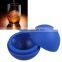 BPA LFGB silicone 4 cavities sphere ice ball tray , ice cube maker