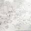 OEM cartoon graffiti 1.52x30m,children use erasable whiteboard film