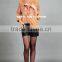 short black mink fur coat