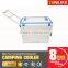 Portable Camping Ice Cooler Box With Fold-able Desk And Table                        
                                                Quality Choice