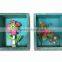 Flower wood arts and crafts for kids living room decoration