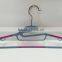 colorful ABS suit hanger from China, with TPR rubber strip and tie bar, no notch , custom