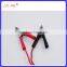 High Quality Red and Black 12v battery clips