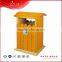 outdoor garden wooden outdoor garbage bin