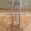 2015 Antique Black Brushed Copper Metal Double Tier Fruit Basket
