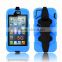 2015 New design rugged heavy duty dual Layer Shockproof PC+Silicone Armour Case Cover For iPhone 5G