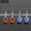  Online Shopping Stainless Steel Red Glass Earring