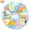 home textile souvenir for baby 100% cotton printed cute baby bibs