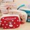 Hot sale pula girl printing canvase coin purse double zippers China supplier