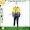 100% cotton hi-vis yellow two tone safety work uniform