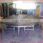 Event round portable stage decorations with 18 mm plywood platform