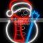 LED lively christmas snowman motif lights