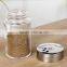 Hot Sale BBQ Glass Spice Jar With Metal Shaker Lid