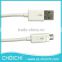 Best selling 1.0m white slim driver download micro usb data cable for lg