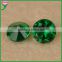 AAA grade 5.5mm round brilliant cut lab created dark green spinel nano semi precious gemstone