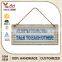 2016 Hot Selling Cheapest Price Vintage Style Wall Frame Sign Home Decor Ceramic