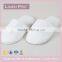 White Disposable Closed Toe Hotel Slippers SPA Slippers