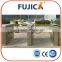 Fujica Barcode swing automatic door entrance time attendance commercial turnstile with factory price