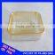 smalll rectangular clear plastic PET moon cake packaging boxes