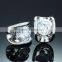 zircon gold stud cz earrings