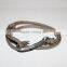 new design cobra weave paracord hook bracelet custom cobra braided fish hook buckle bracelet