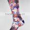 atheletic printed soccer basketball sublimation sock 360 degree digital crew sock