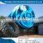 8 tons capacity waste tyre/plastic/rubber recycling pyrolysis plant