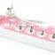 5 way Independent switch power outlet 5 gangs PDU breaker surge protector