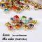 Glass Crystal Stone Claw Chain Colorful Beauty Rhinestone Sewing On Claw Cup Chain Crystal Chain For Garment