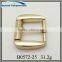 25mm glossy gold plated roller buckle