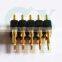 2.54 mm SMT male female double row 10pin pogo pin connector electronical contact pin