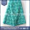 Rhinestones decoration green multicolor embroidery lace fabric 100 polyester african lace fabric antifading cord lace fabric