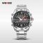 Alibaba WEIDE new watch designs oem watch dial custom steel watches