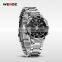 Men's sports luxury watch brand weide watch led full steel men quartz wrist watch WH843