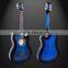 Hot Sale Top Quality Blue Acoustic Guitar