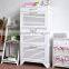 Modern high gloss white shoe cabinet for living room