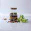 hot sale china kitchenware cheap clear hand made borosilicate glass container with wood lid