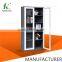 Kefeiya glass door Furniture storage steel cabinets