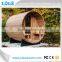 TOLO outside cedar barrel sauna for garden sauna , wooden sauna for sale