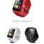 Multi-language U8 Bluetooth Smart Wrist Watch Phone Mate For Android IOS Iphone 6 /6s Samsung LG Huawei XIAOMI Lenovo Phone
