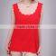 2016 Korean Fashion Women Slim Chiffon Tops Sleeveless Shirt Casual Blouse Vest