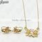 Juyuan Fashion 18K Gold Plated Three Color Baby Set